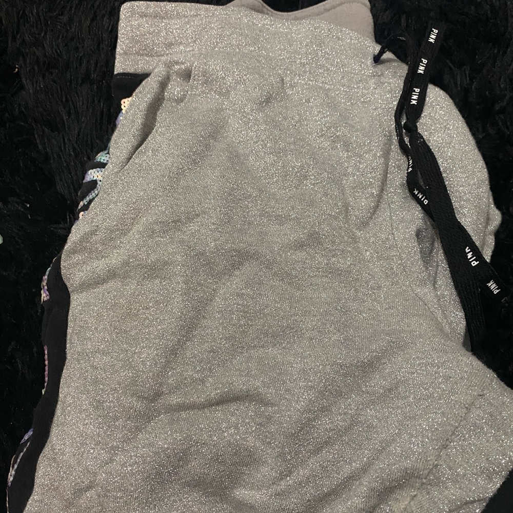 Grey PINK sweatpants